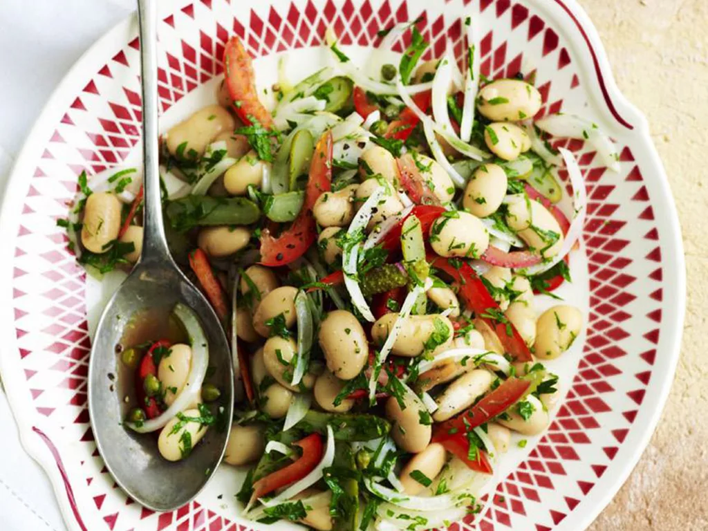 white bean salad