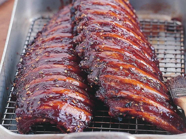 Honey sesame ribs