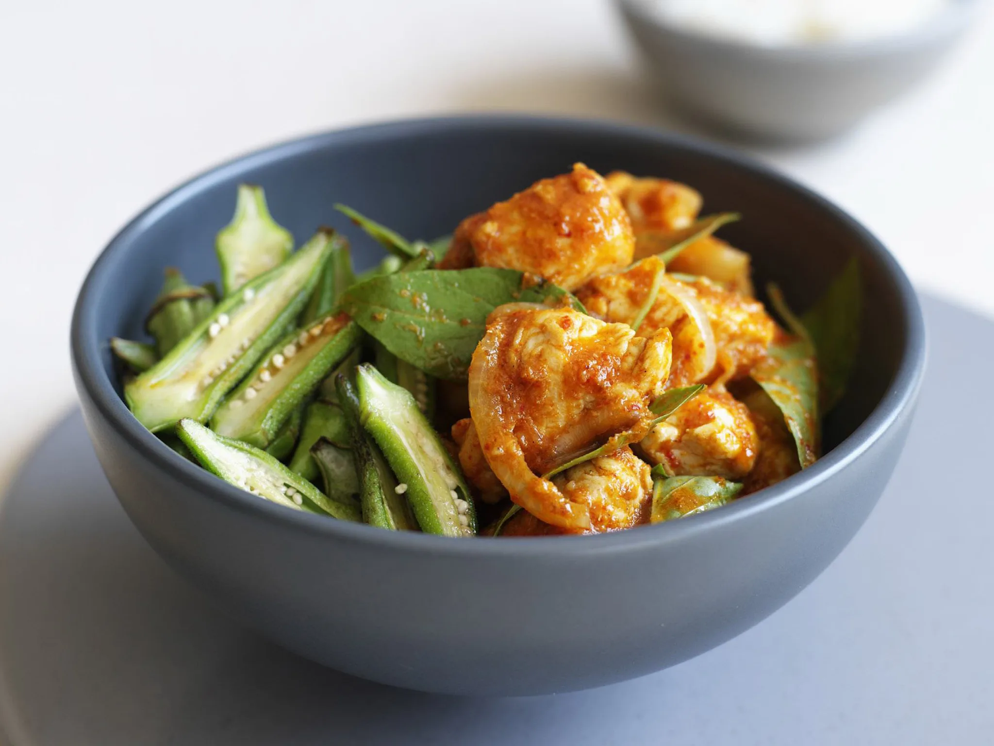 chicken and okra