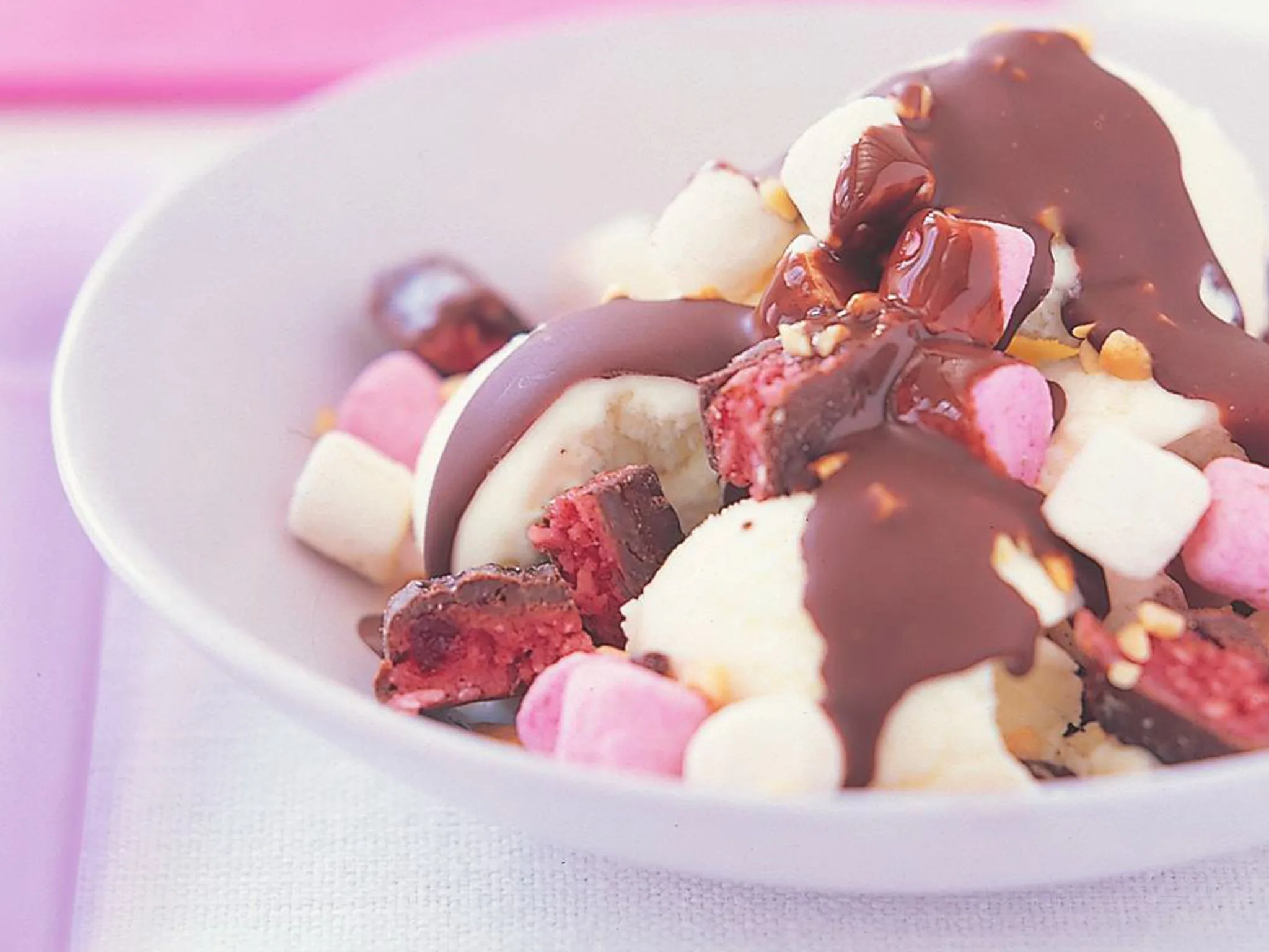 rocky road topping