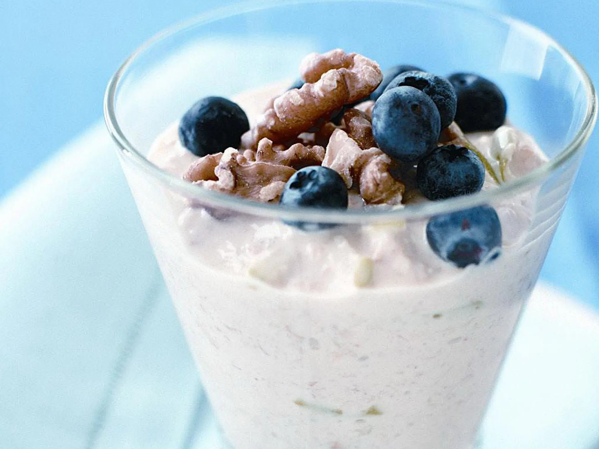 blueberry bircher muesli