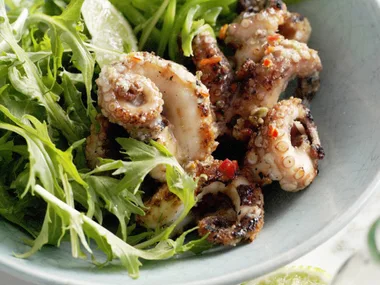 char-grilled octopus salad