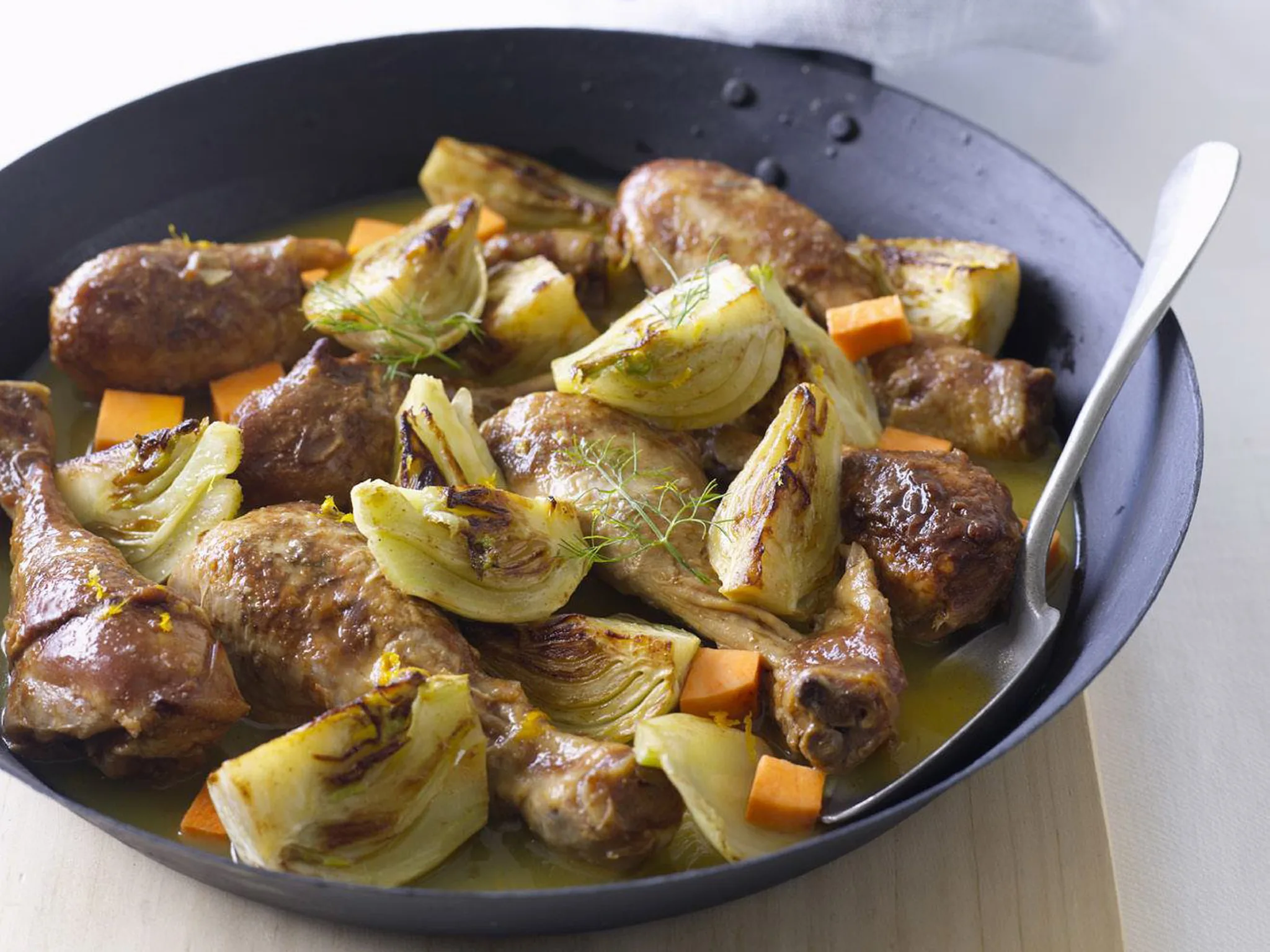 chicken with fennel and orange