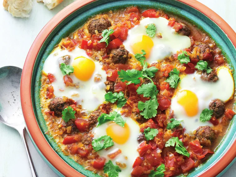 meatball tagine with eggs