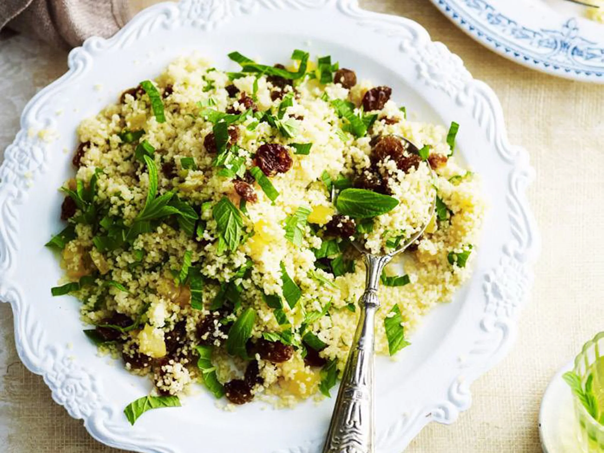 preserved lemon and mint couscous