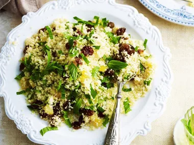 preserved lemon and mint couscous