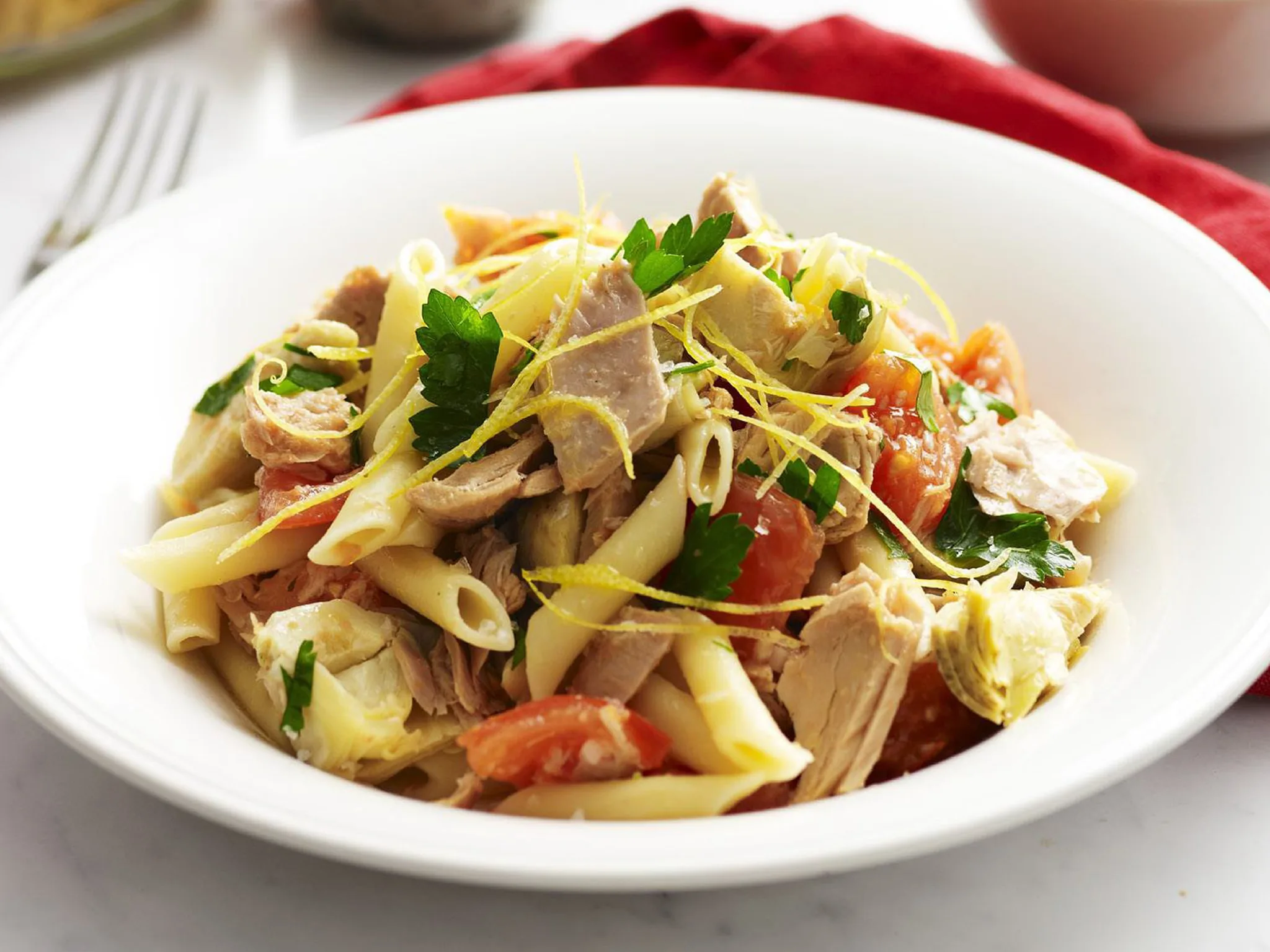 tuna and artichoke pasta