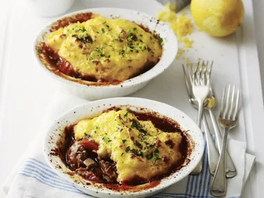OSSO BUCCO WITH POLENTA CRUST