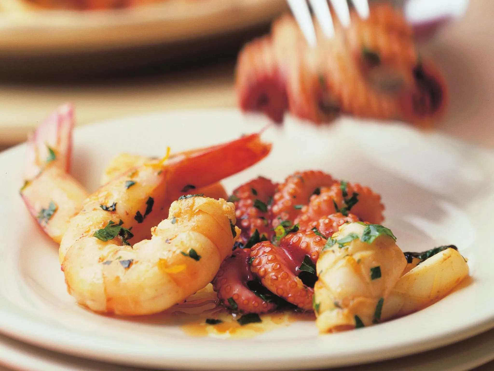 WARM CITRUS SEAFOOD SALAD