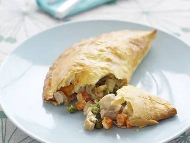 chicken and vegetable pasties