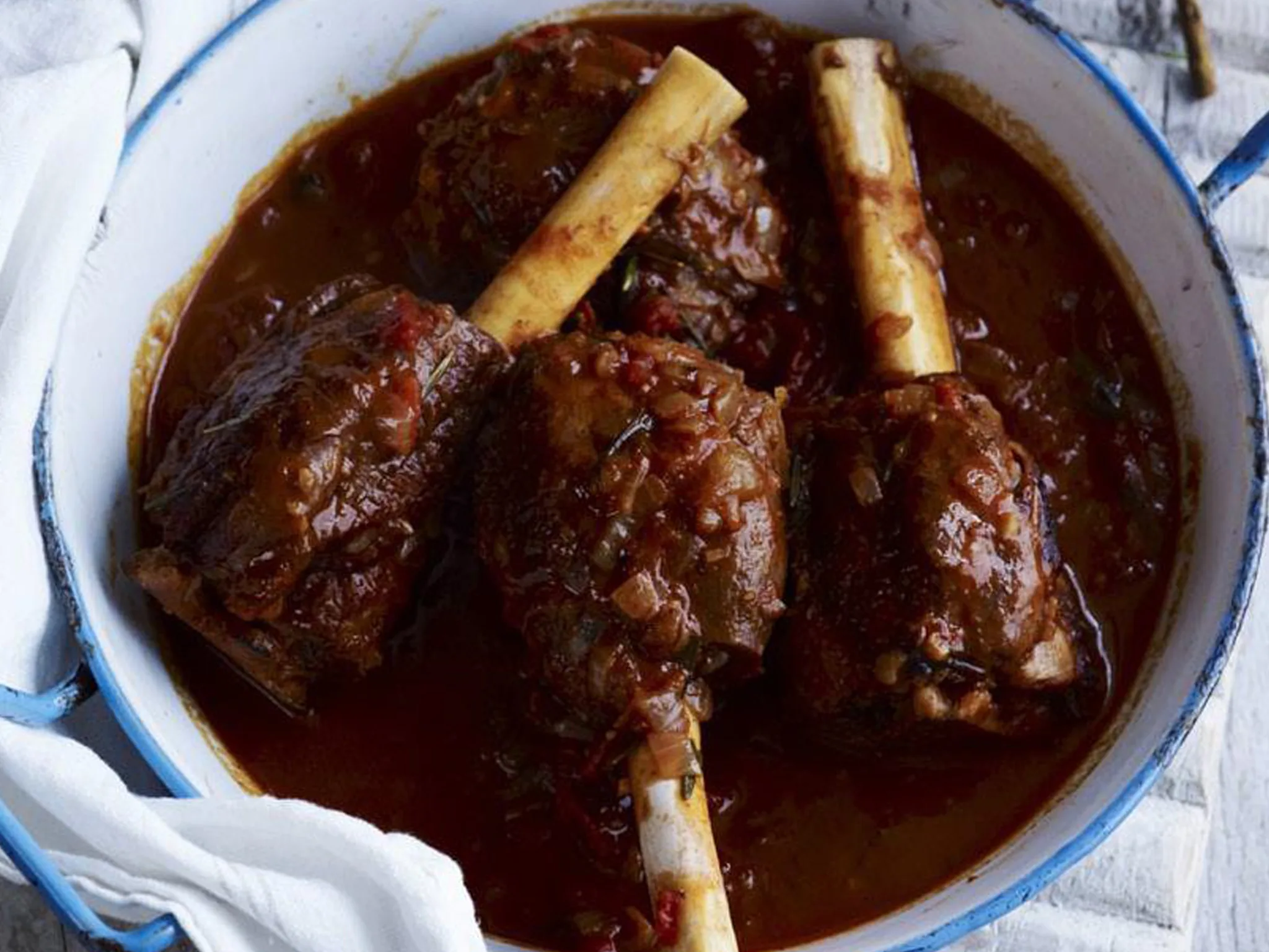 greek-style lamb shanks