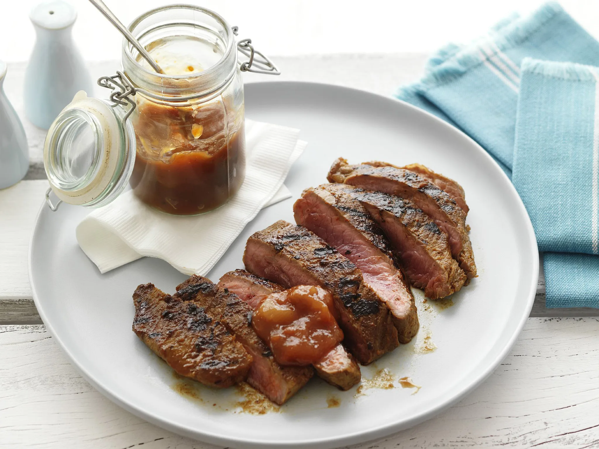 grilled tandoori steak