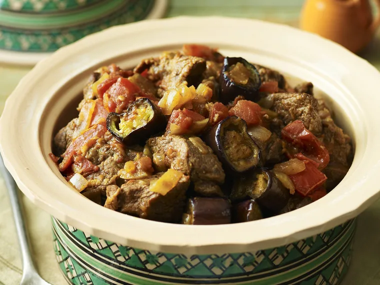 beef and eggplant tagine