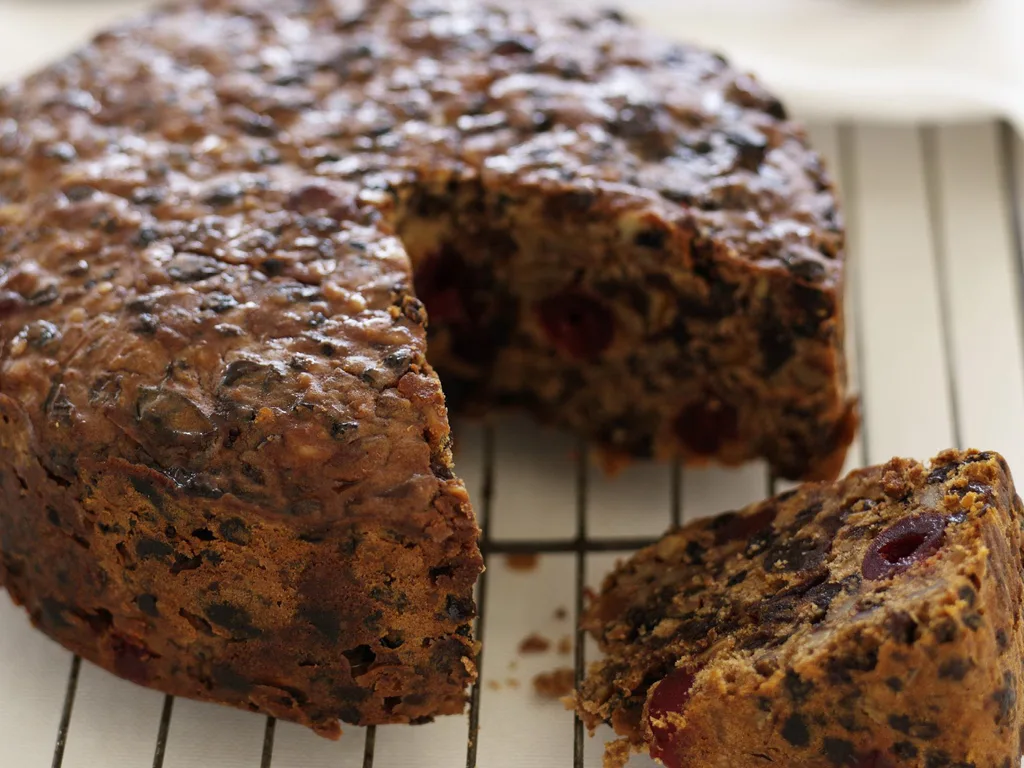 delectably rich fruit cake