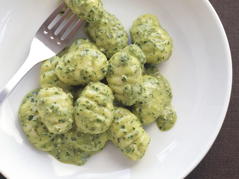 Gnocchi with pesto