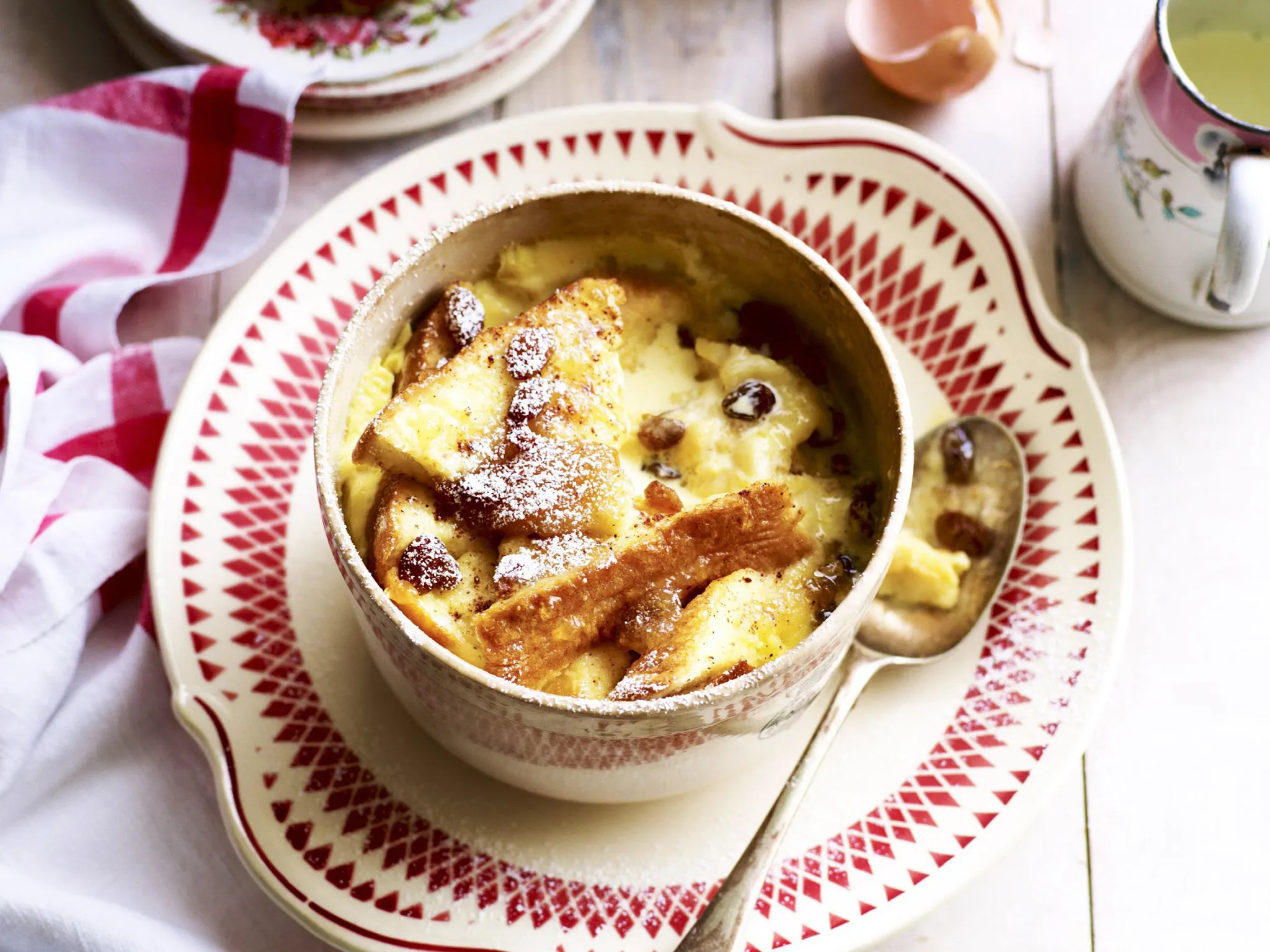 fig bread and butter pudding