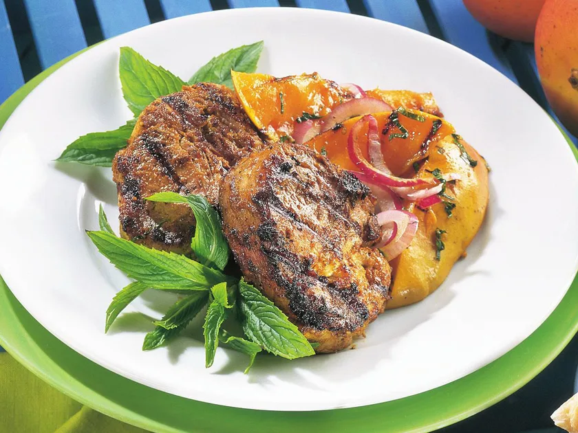 Indian-spiced lamb with mango and mint | Women's Weekly Food