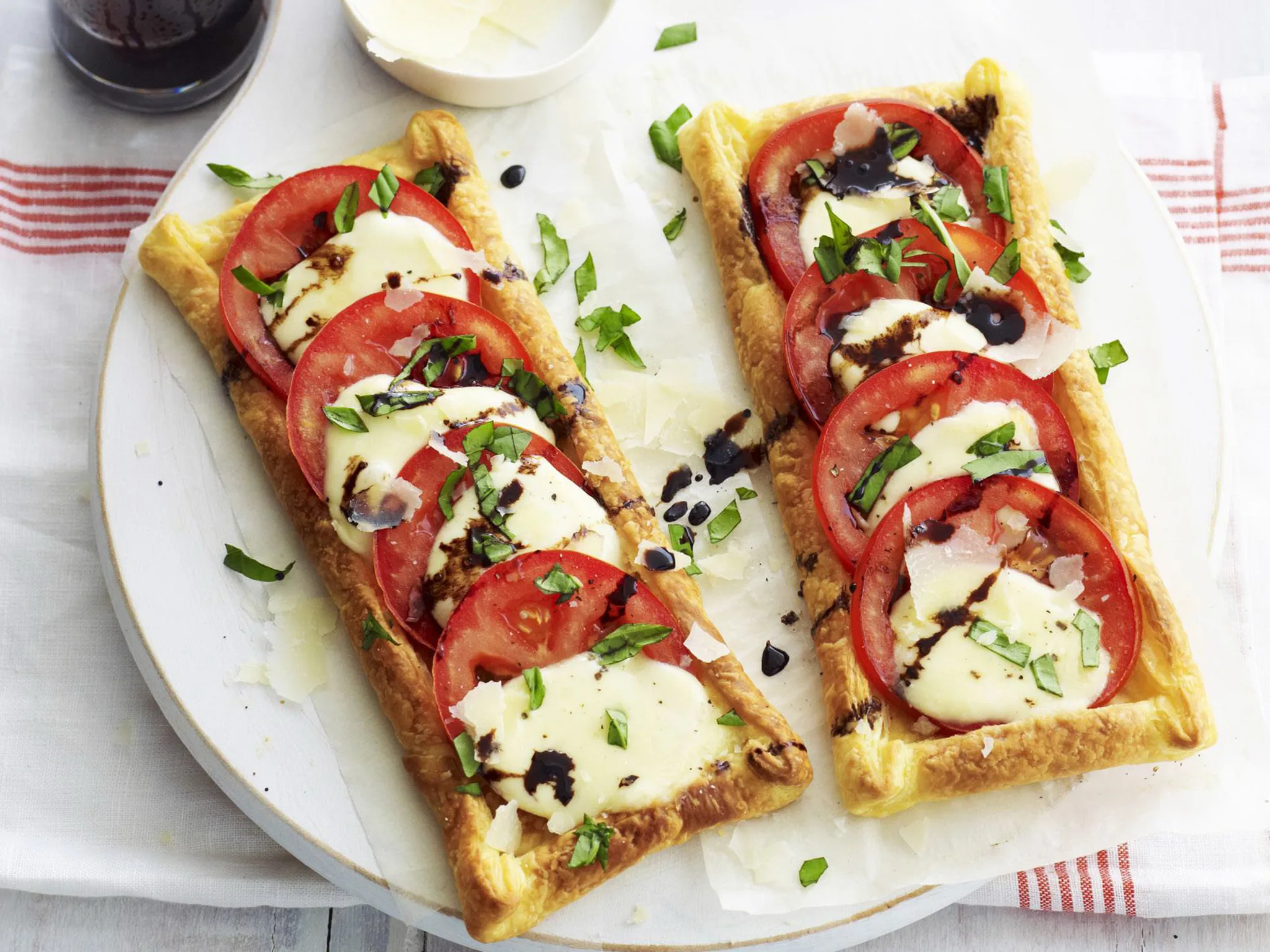 caprese tarts