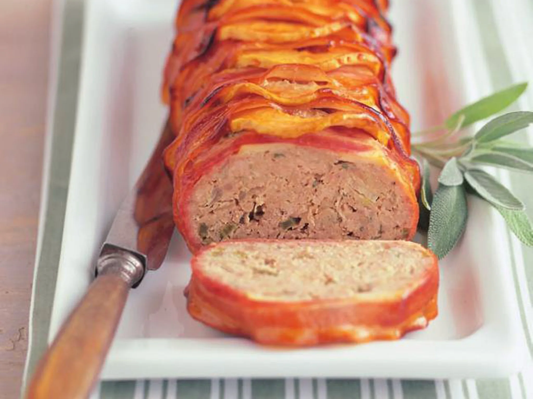 GLAZED PORK AND VEAL APPLE MEATLOAF