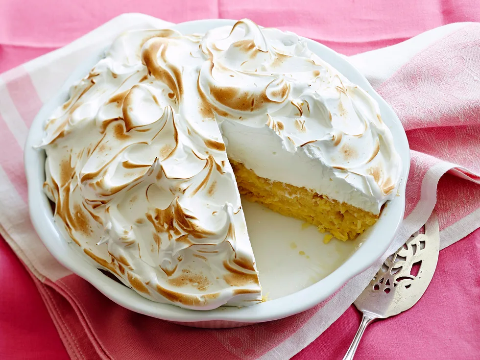 Lime meringue pie