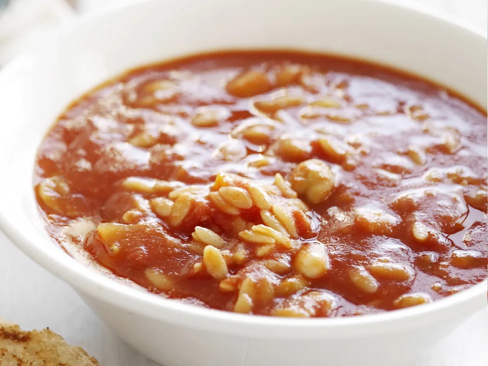 white bean and chickpea soup with risoni