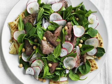 spicy lamb salad