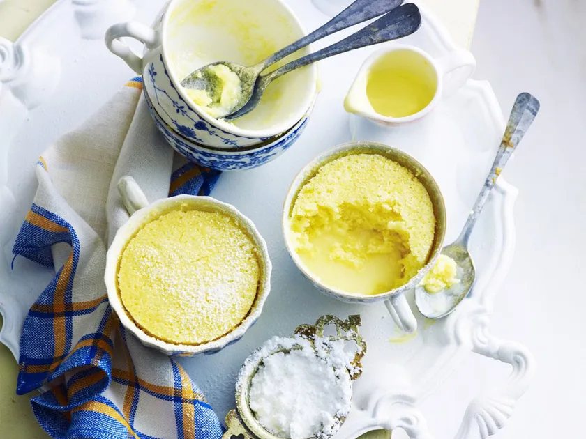 Delicious lemony lime puddings | Women's Weekly Food