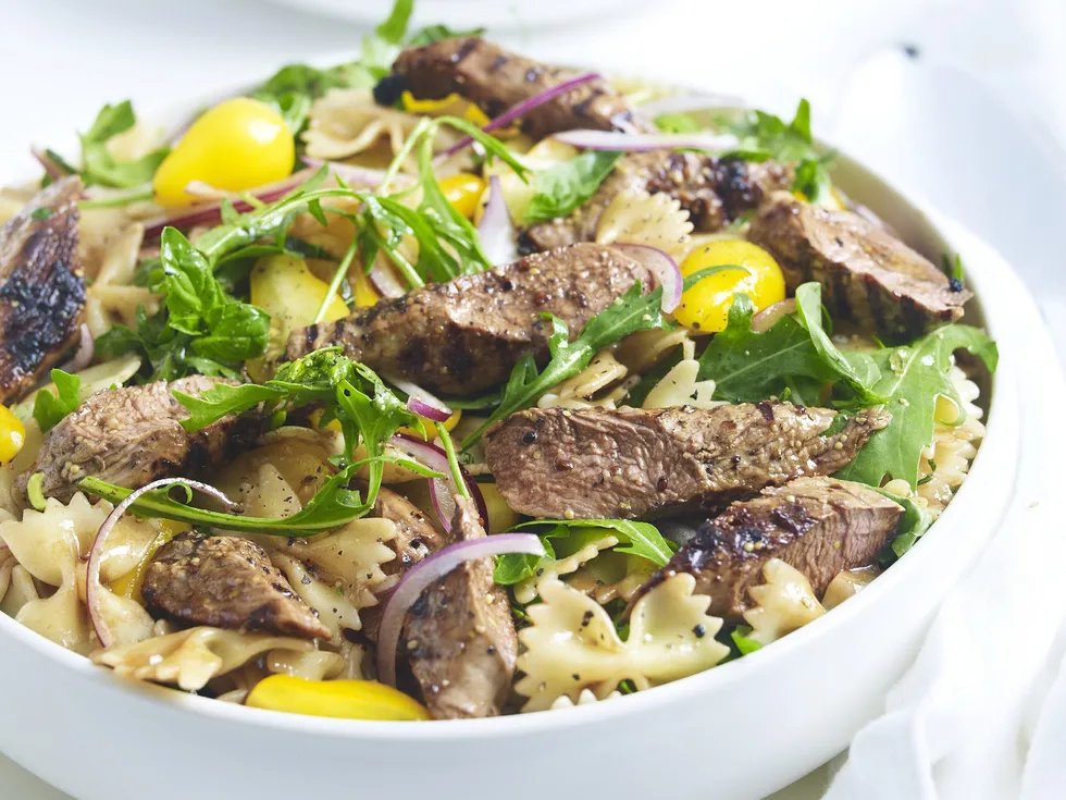 lamb and pasta salad