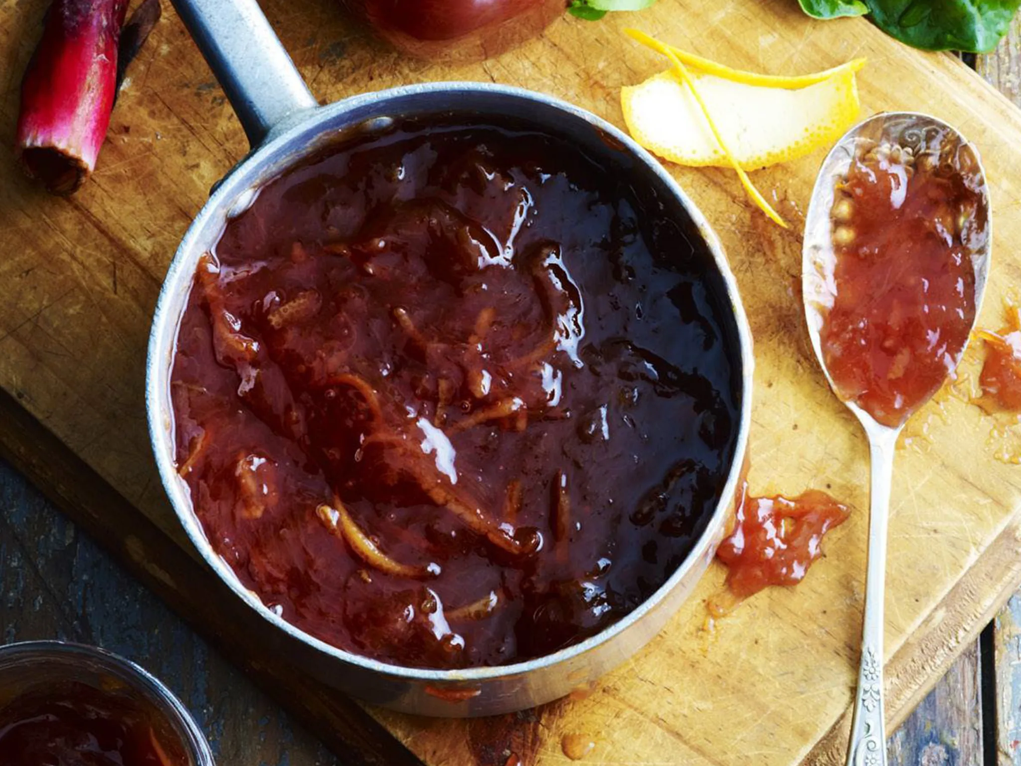 rhubarb and orange marmalade