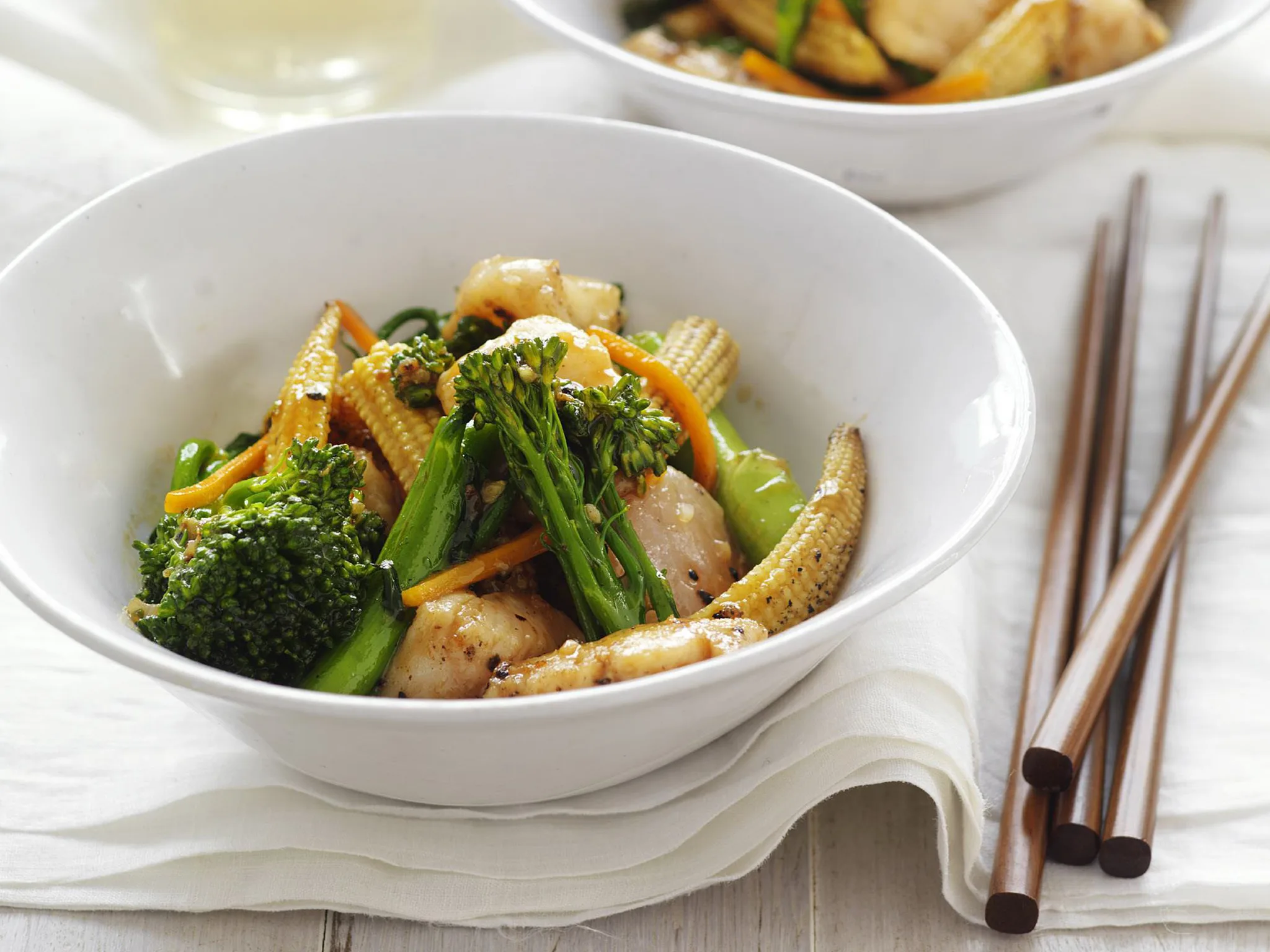 fish with mixed vegetables