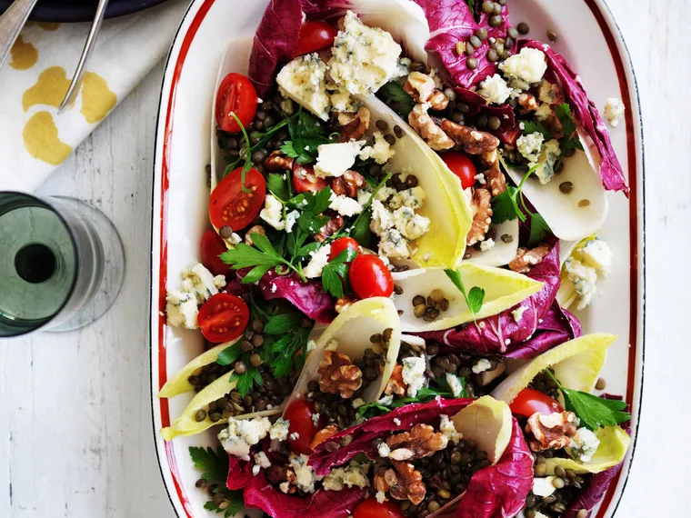 LENTIL, GORGONZOLA amp; WITLOF SALAD