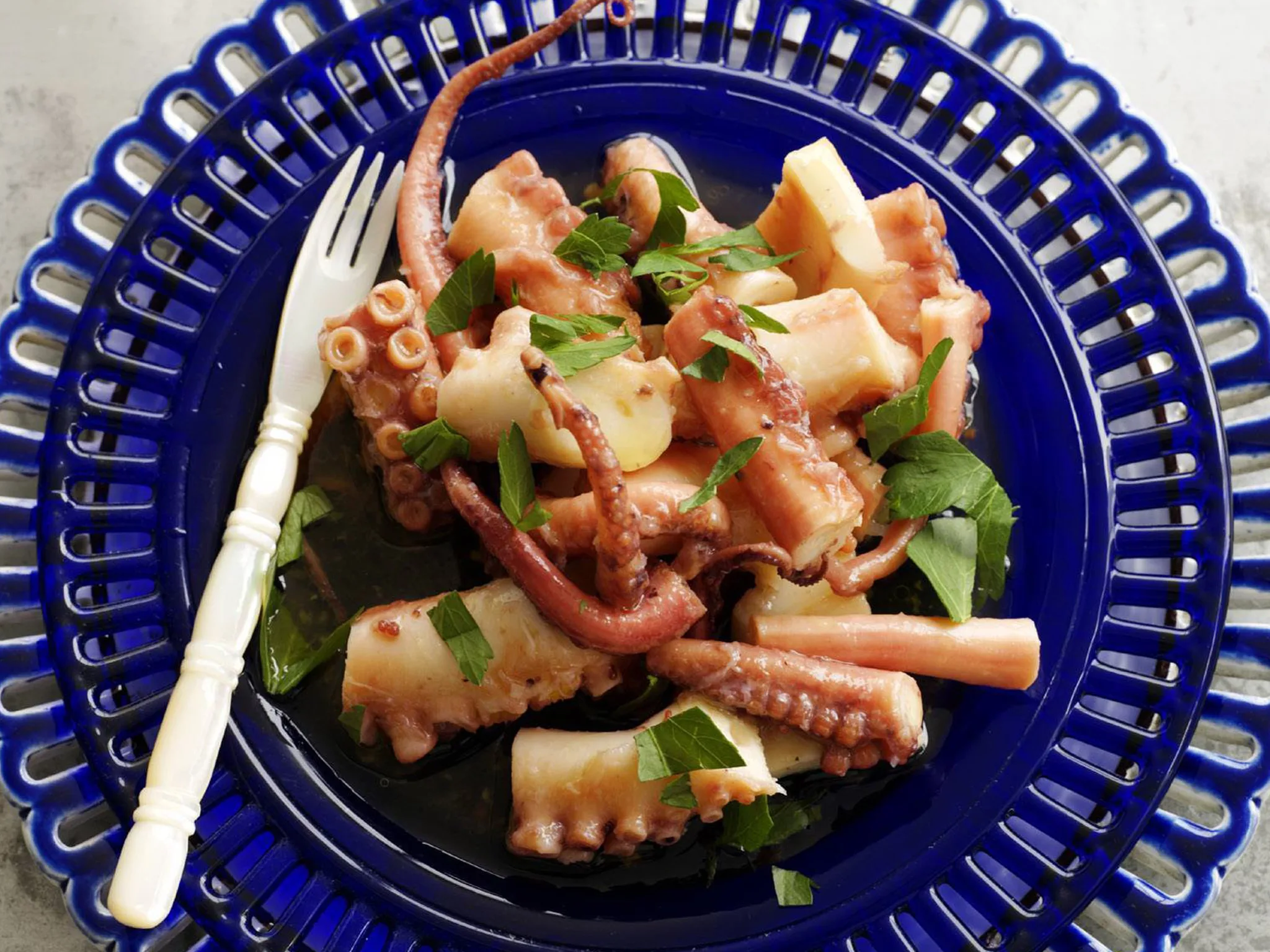 Pickled octopus