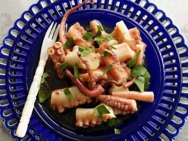 Pickled octopus