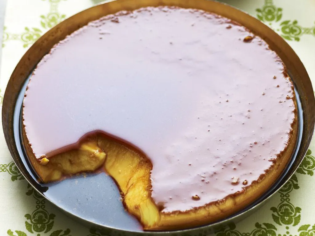 spiced crème caramel