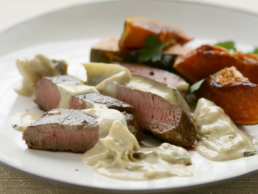 Lamb Backstraps with Lemon, Artichoke and Thyme