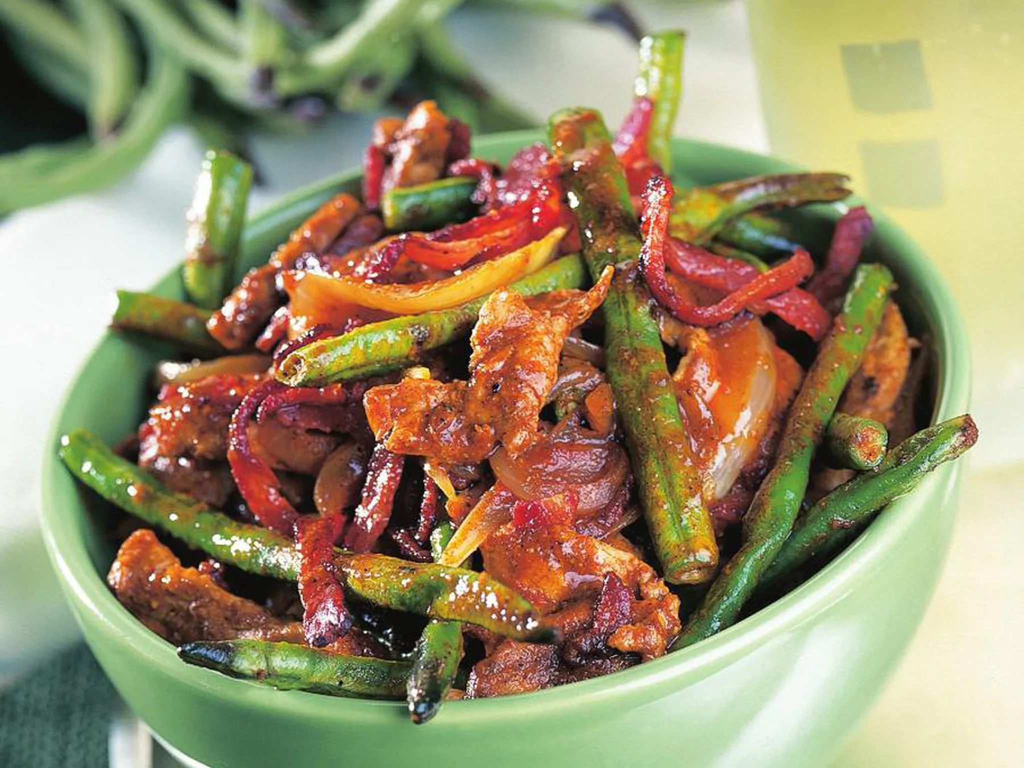 PORK AND SNAKE BEAN MADRAS