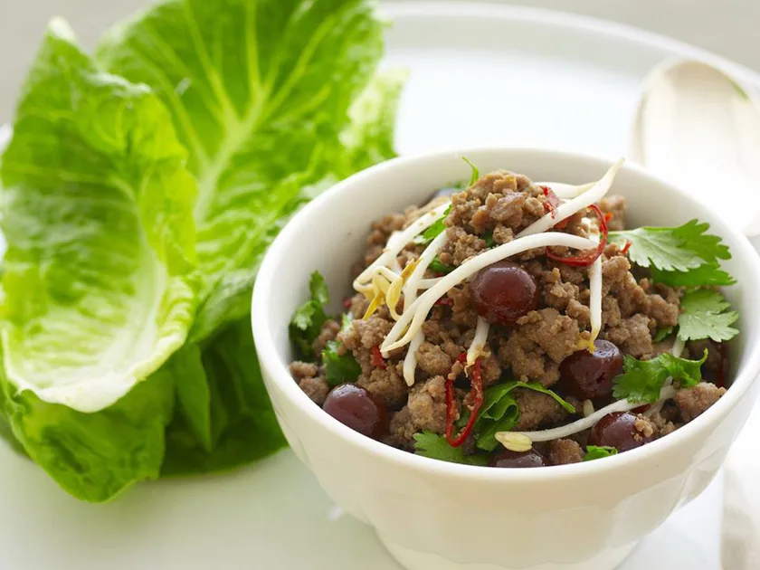 Turkey larb with sour cherries | Women's Weekly Food