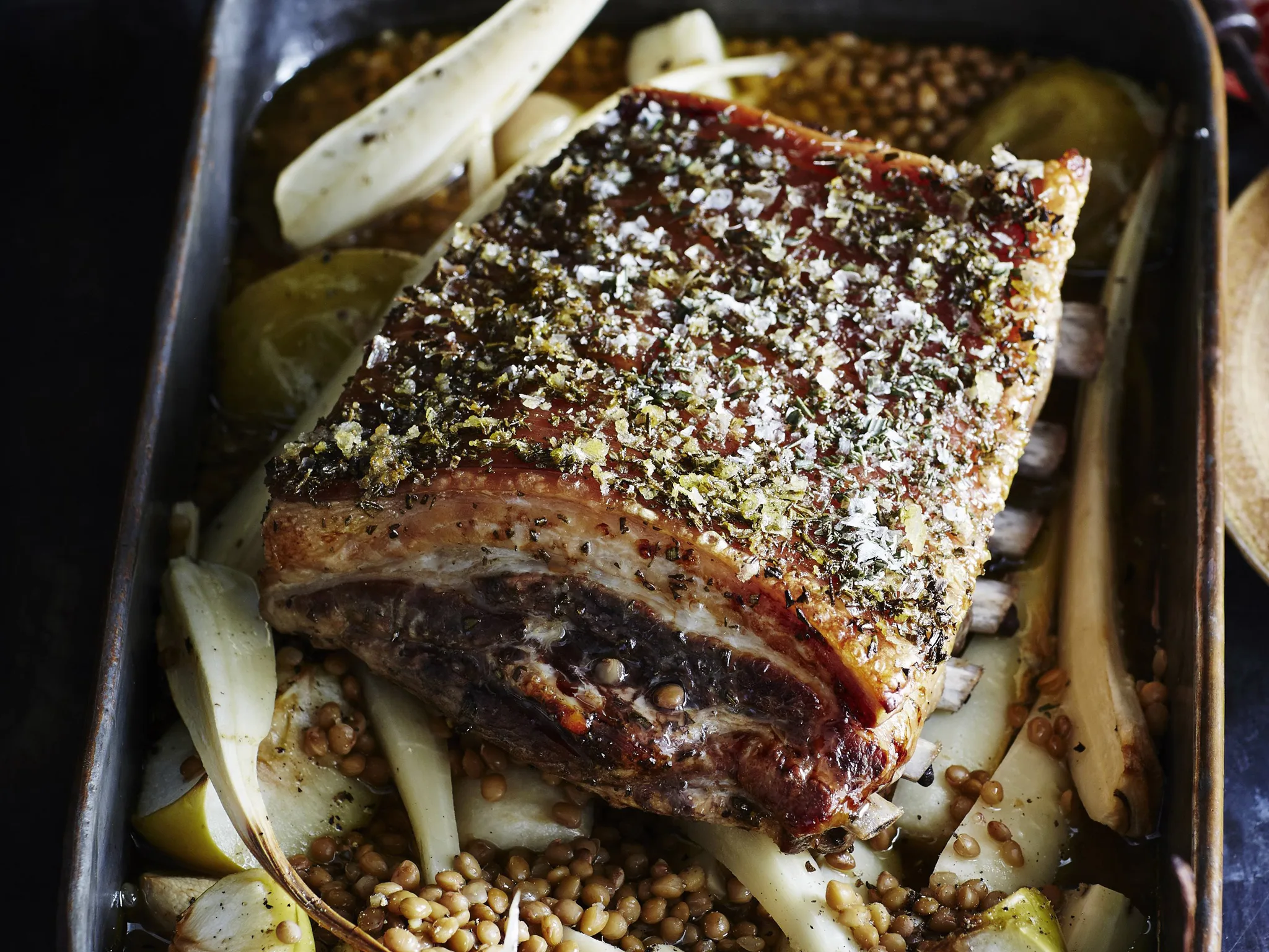 CIDER-ROASTED PORK BELLY