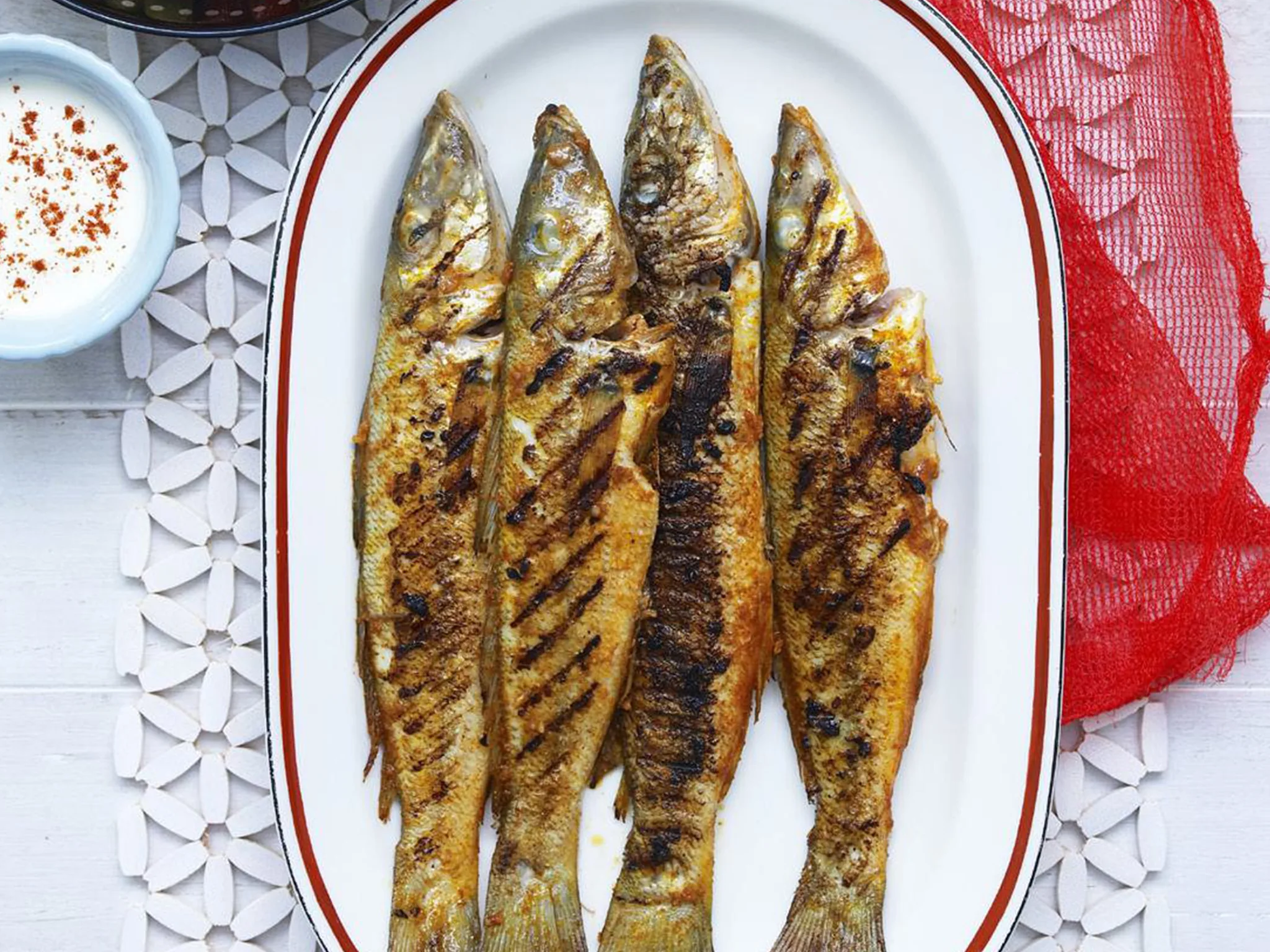 fish with spiced chickpeas