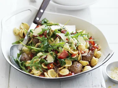 spicy pasta with lamb, anchovies and rosemary
