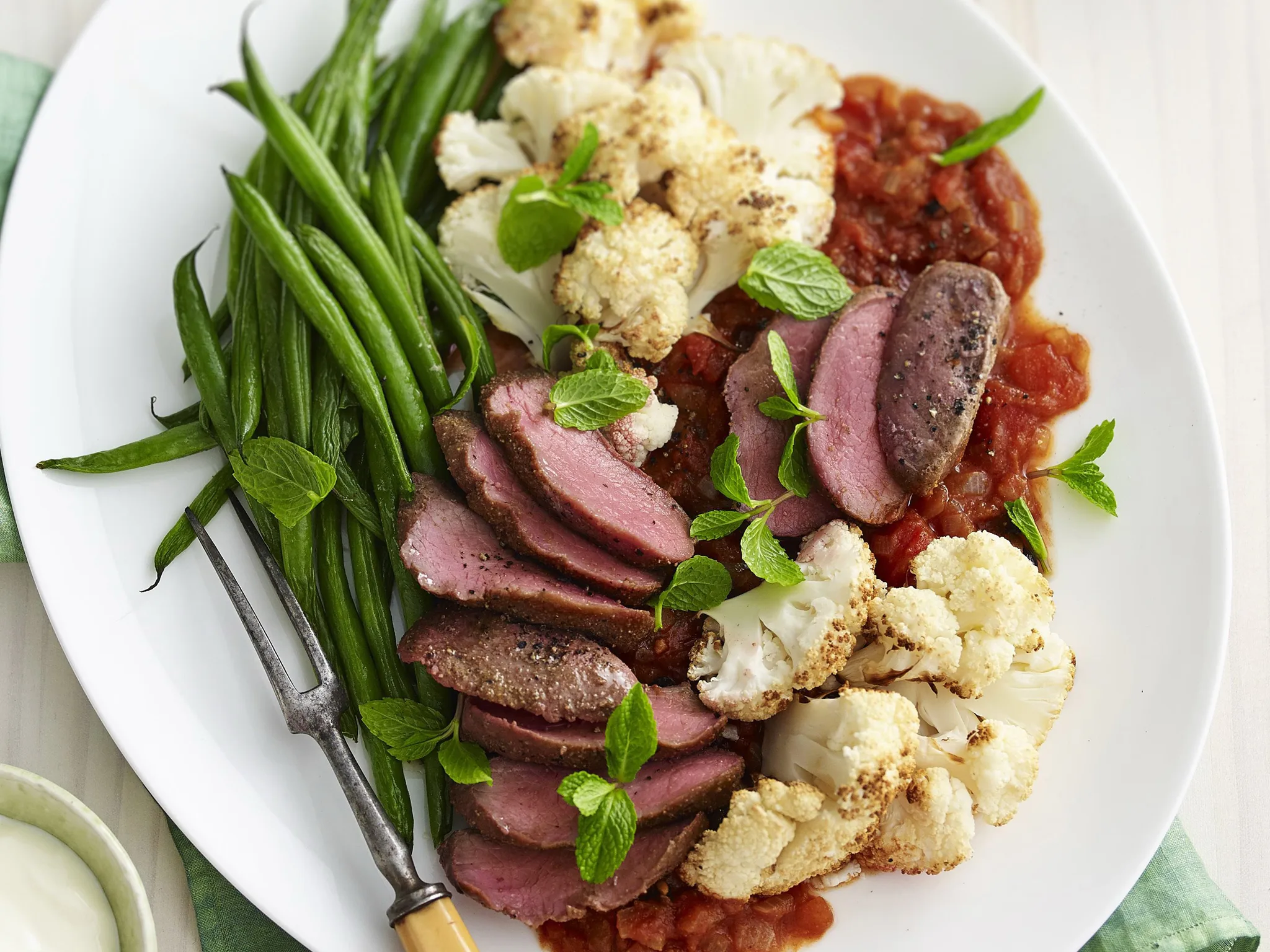 roasted lamb with tagine sauce