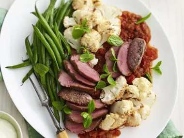 roasted lamb with tagine sauce