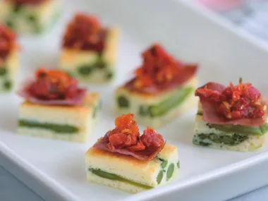 asparagus and prosciutto frittata