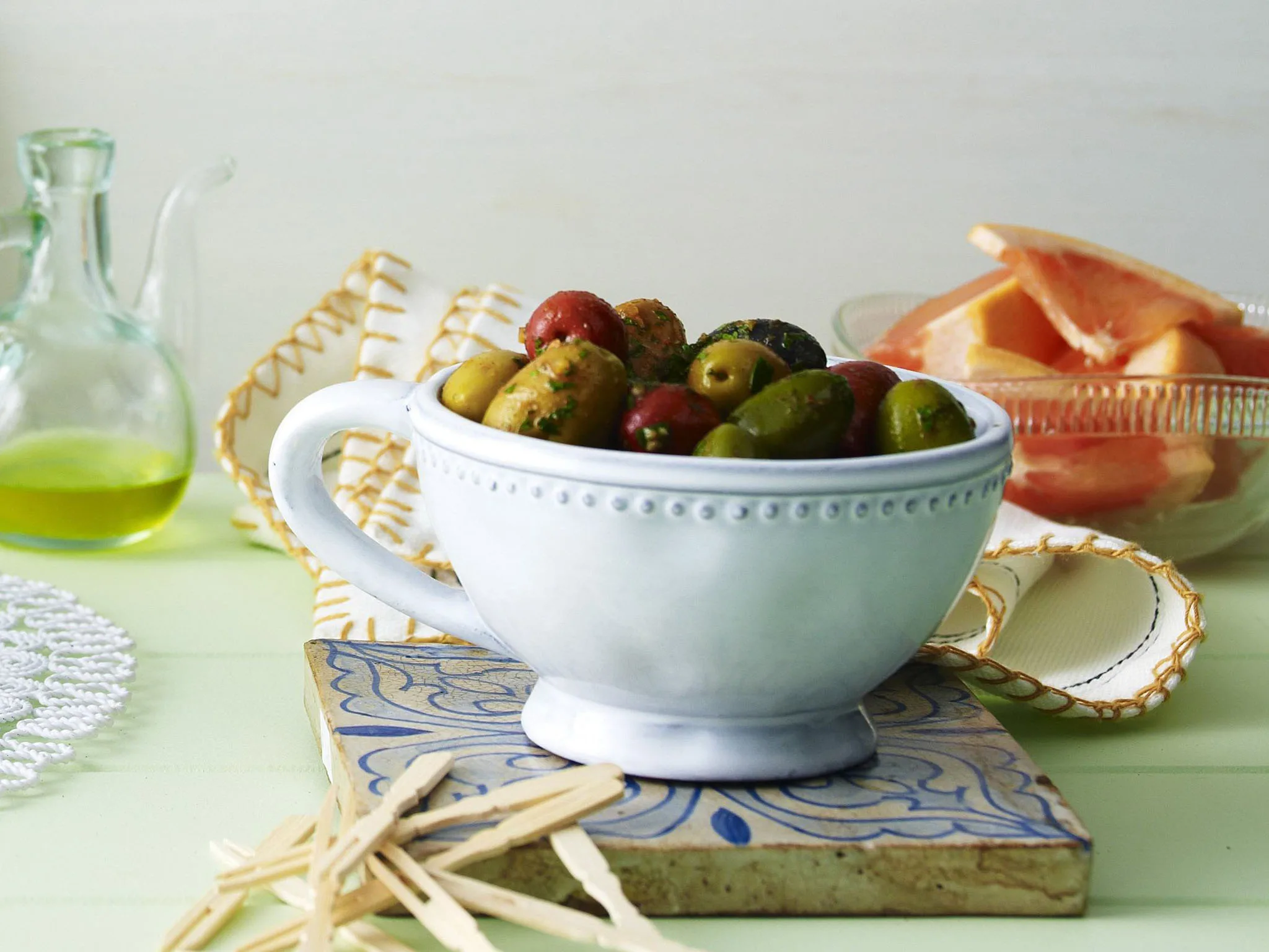 chilli spiced olives