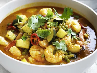korma prawn curry
