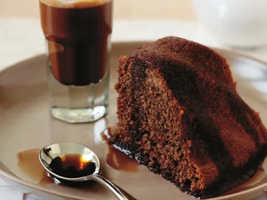 mocha syrup cake