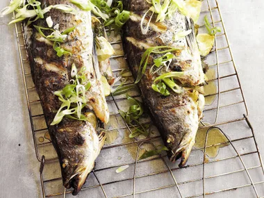 BARRAMUNDI WITH PAPAYA SALSA