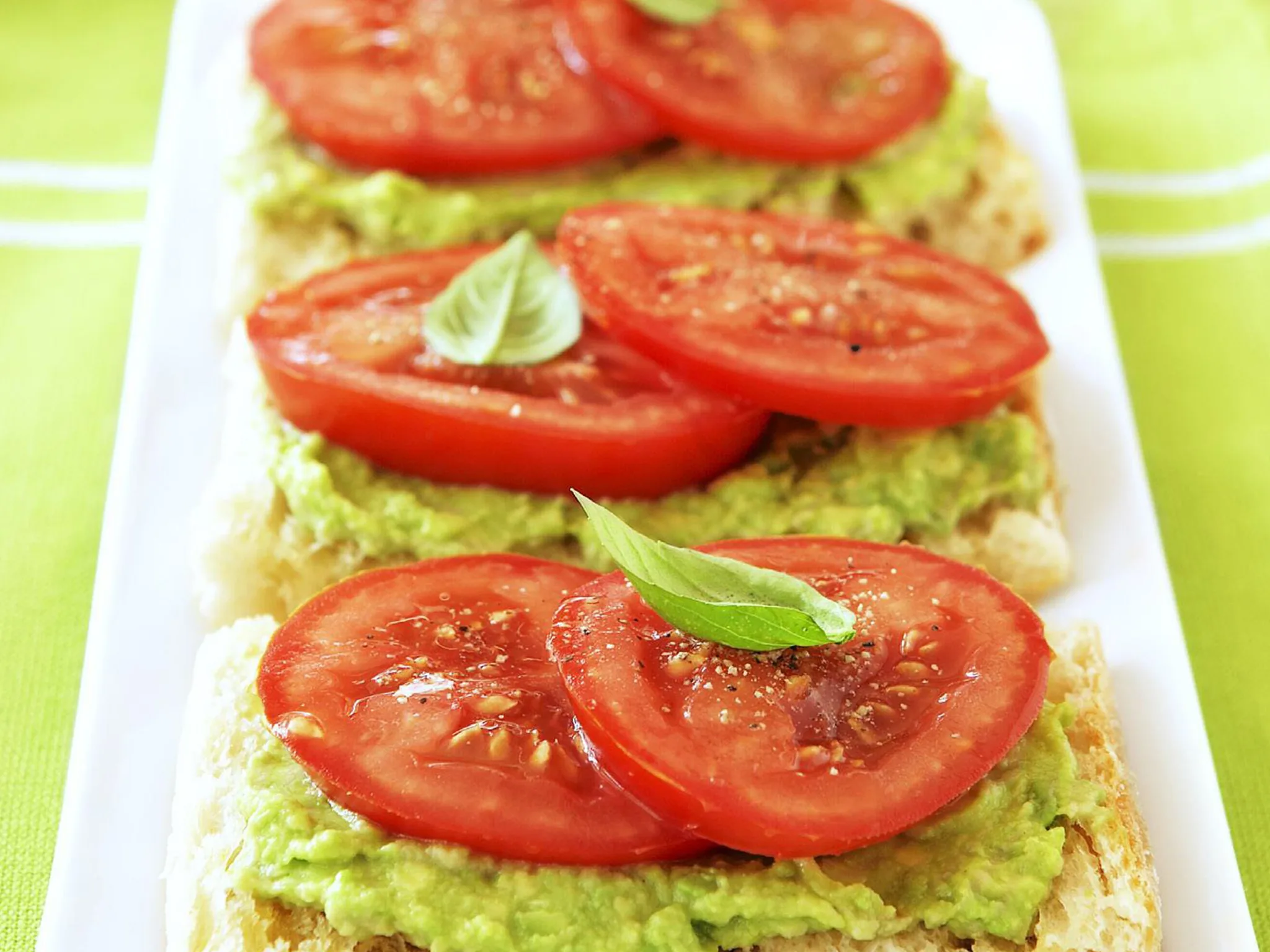AVOCADO PIDE WITH VINE-RIPENED TOMATOES