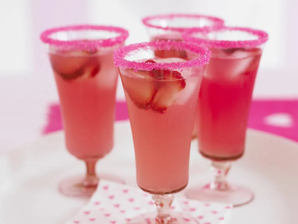 strawberry ice punch