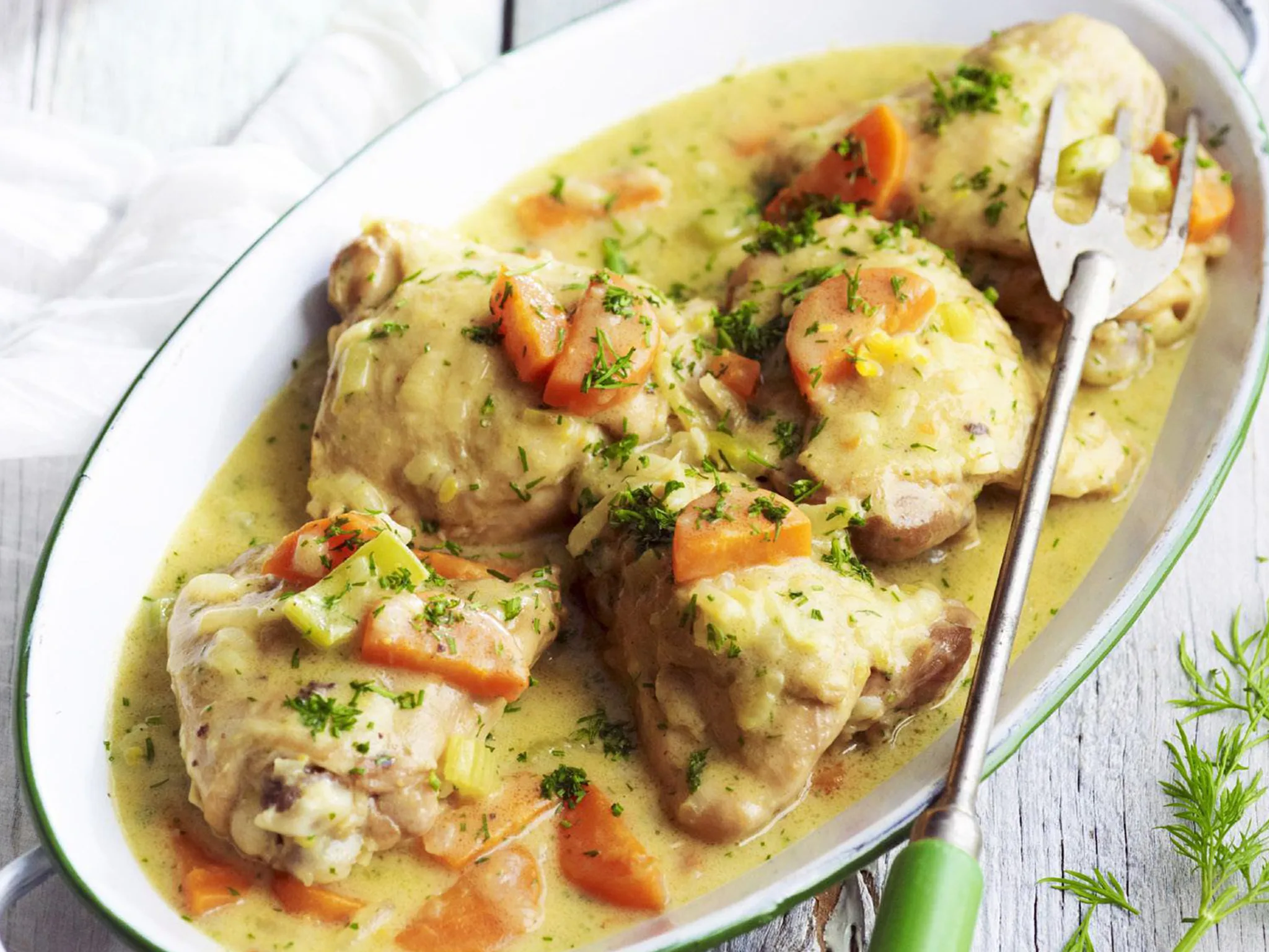 Lemon and dill chicken